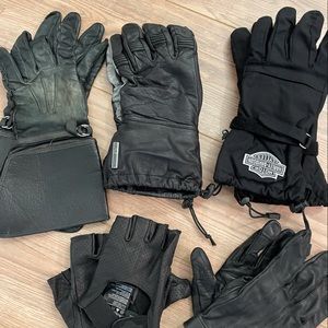Motorcycle gloves, assorted styles, size L/XL